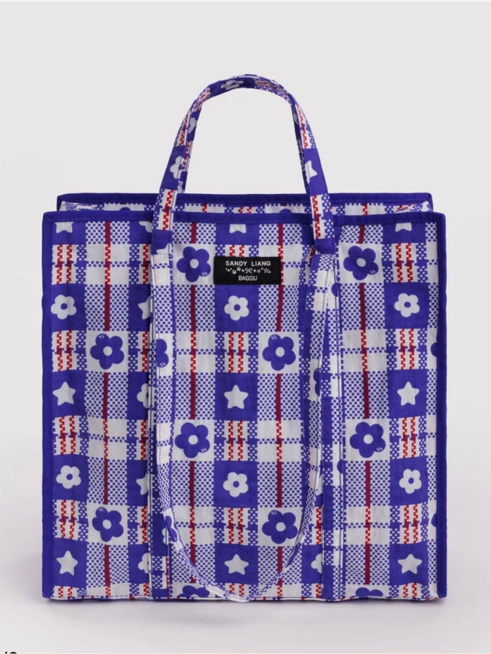 IN HAND READY TO SHIP Sandy Liang x BAGGU Large Nylon Market Bag